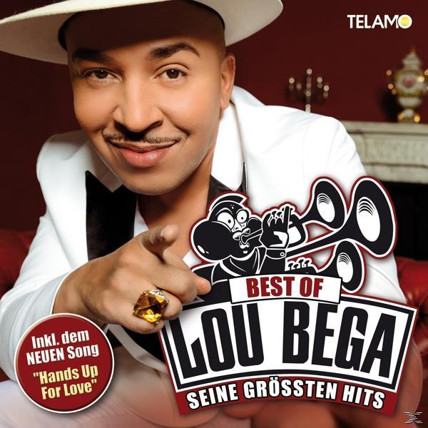 Lou Bega Albumcover mit lächelndem und zeigendem Künstler.
