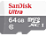 SANDISK 64GB Micro SD 48MB/sn Class10 Hafıza Kartı SDSQUNB-064G-GN3MN