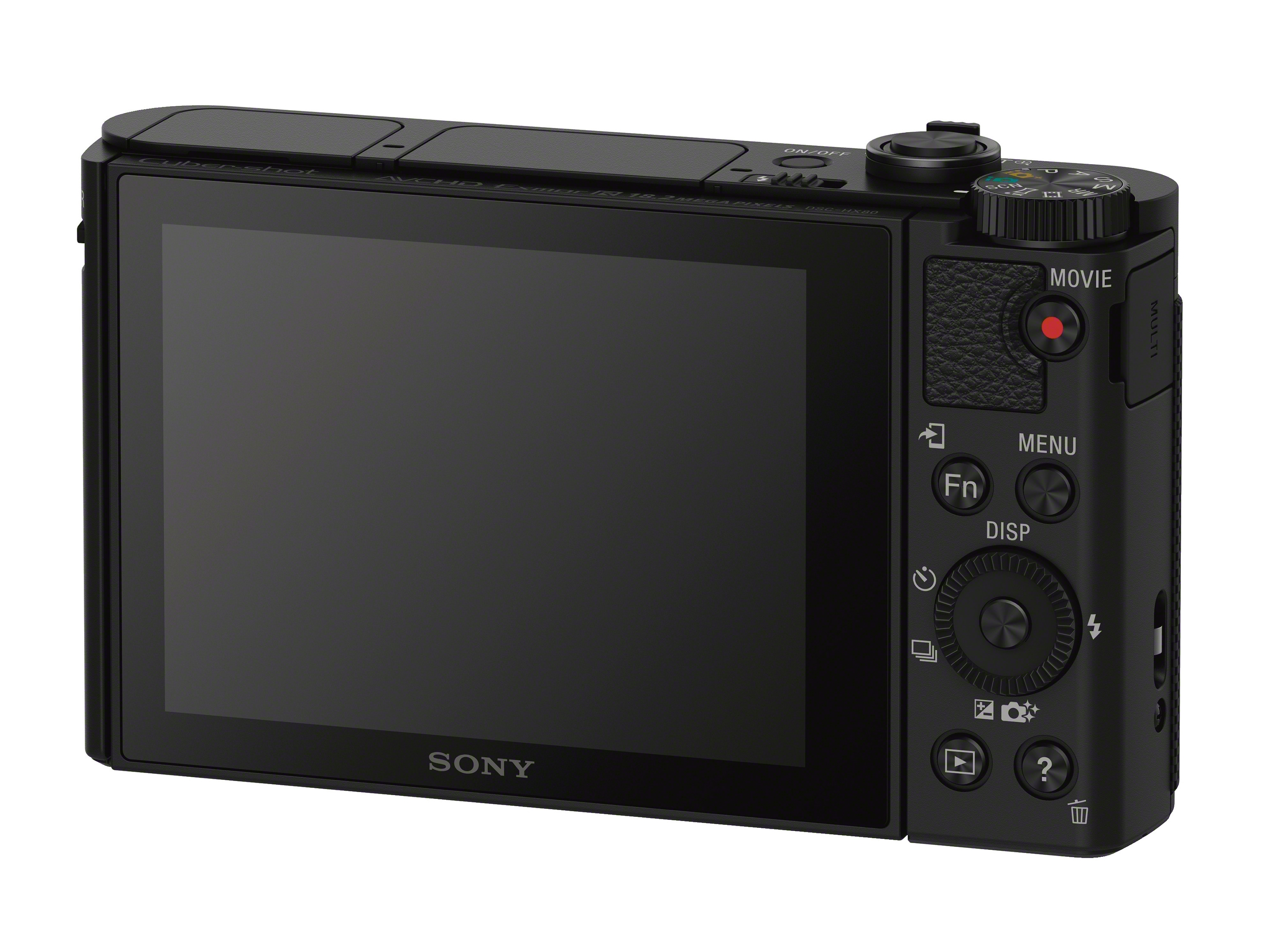 Fine Cyber-shot SONY Xtra NFC WLAN opt. , Schwarz, Zeiss 30x LCD, DSC-HX80 Digitalkamera Zoom,