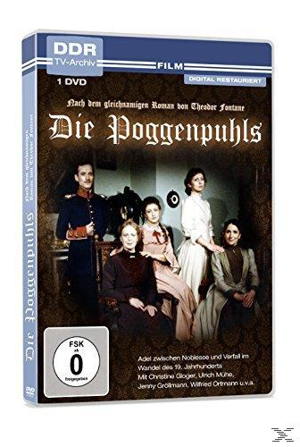 DVD-Hülle mit Filmcover. Familie in historischen Kostümen. Titel ist Die Poggenpuhls.