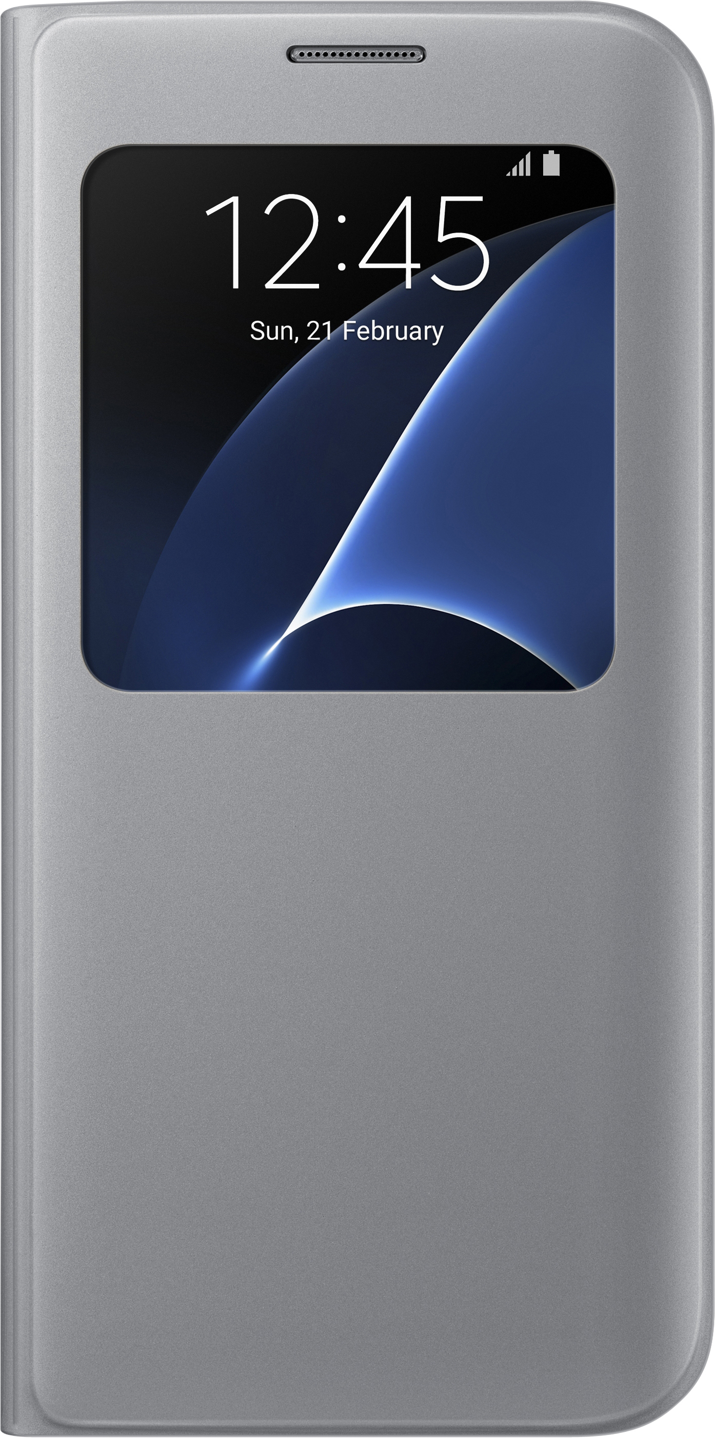 SAMSUNG EF-CG935PSEGWW, Bookcover, Samsung, Galaxy S7 Edge, Silber