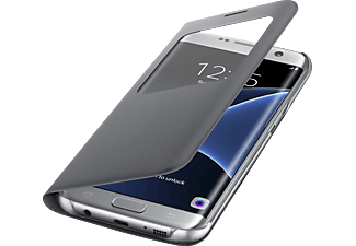 SAMSUNG S View Cover EF-CG935, per Galaxy S7 edge, argento - Copertura di protezione (Adatto per modello: Samsung Galaxy S7 Edge)