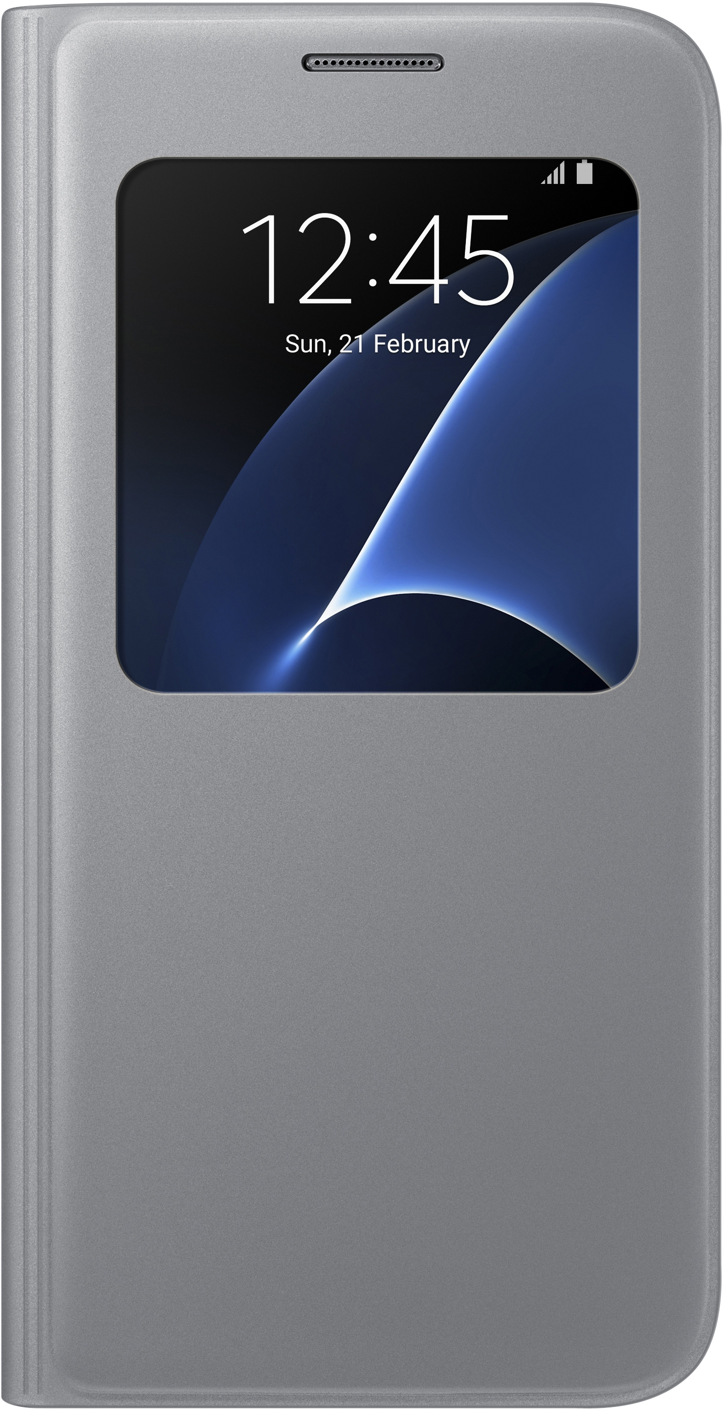 Samsung, Silber EF-CG930, Bookcover, SAMSUNG S7, Galaxy