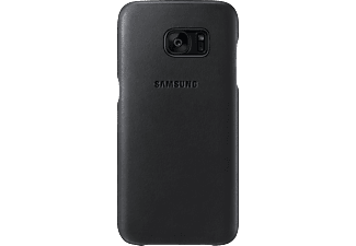 SAMSUNG Leather Cover S7 Edge, nero - Copertura di protezione (Adatto per modello: Samsung Galaxy S7 edge)