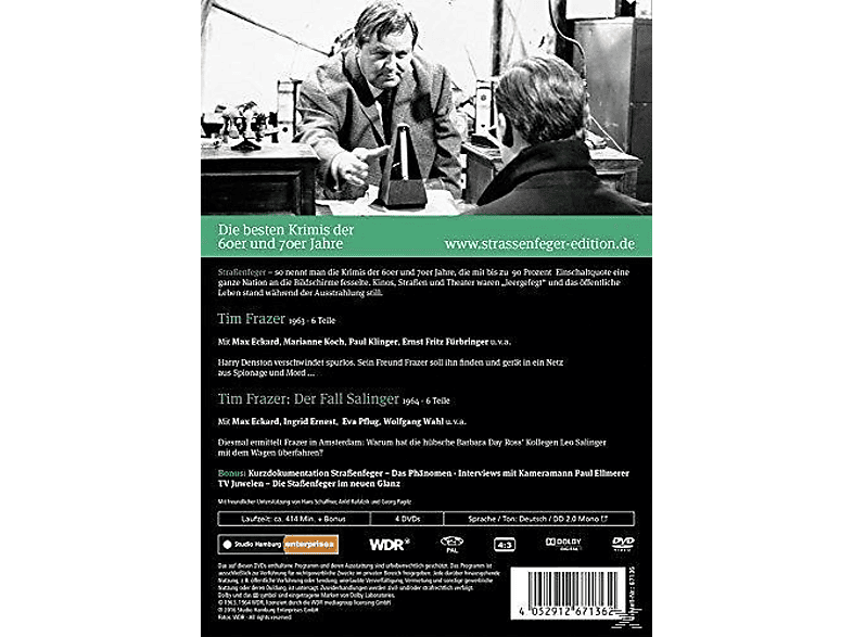 Thumbnail - Straßenfeger 5: Tim Frazer / Frazer: Der Fall Salinger DVD