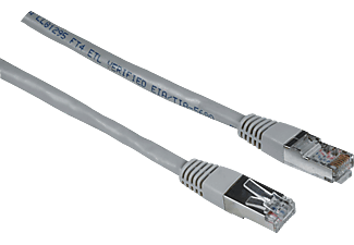 HAMA CAT-5e-Netzwerkkabel STP - Netzwerkkabel, 15 m, Grau