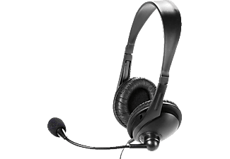 VIVANCO IT-HS STEREO RC - Micro-casque (Câblé, Binaural, On-ear, Noir)