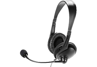 VIVANCO STEREO - PC Headset (Kabelgebunden, Binaural, On-ear, Schwarz)