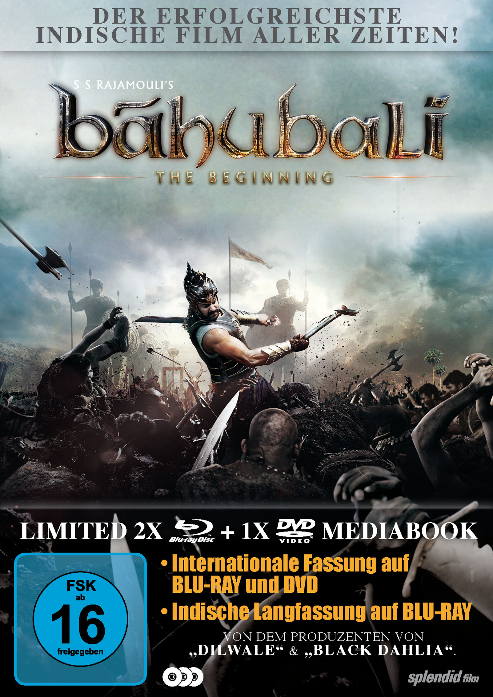 Bahubali - The Beginning (Limited Mediabook) Blu-ray + DVD