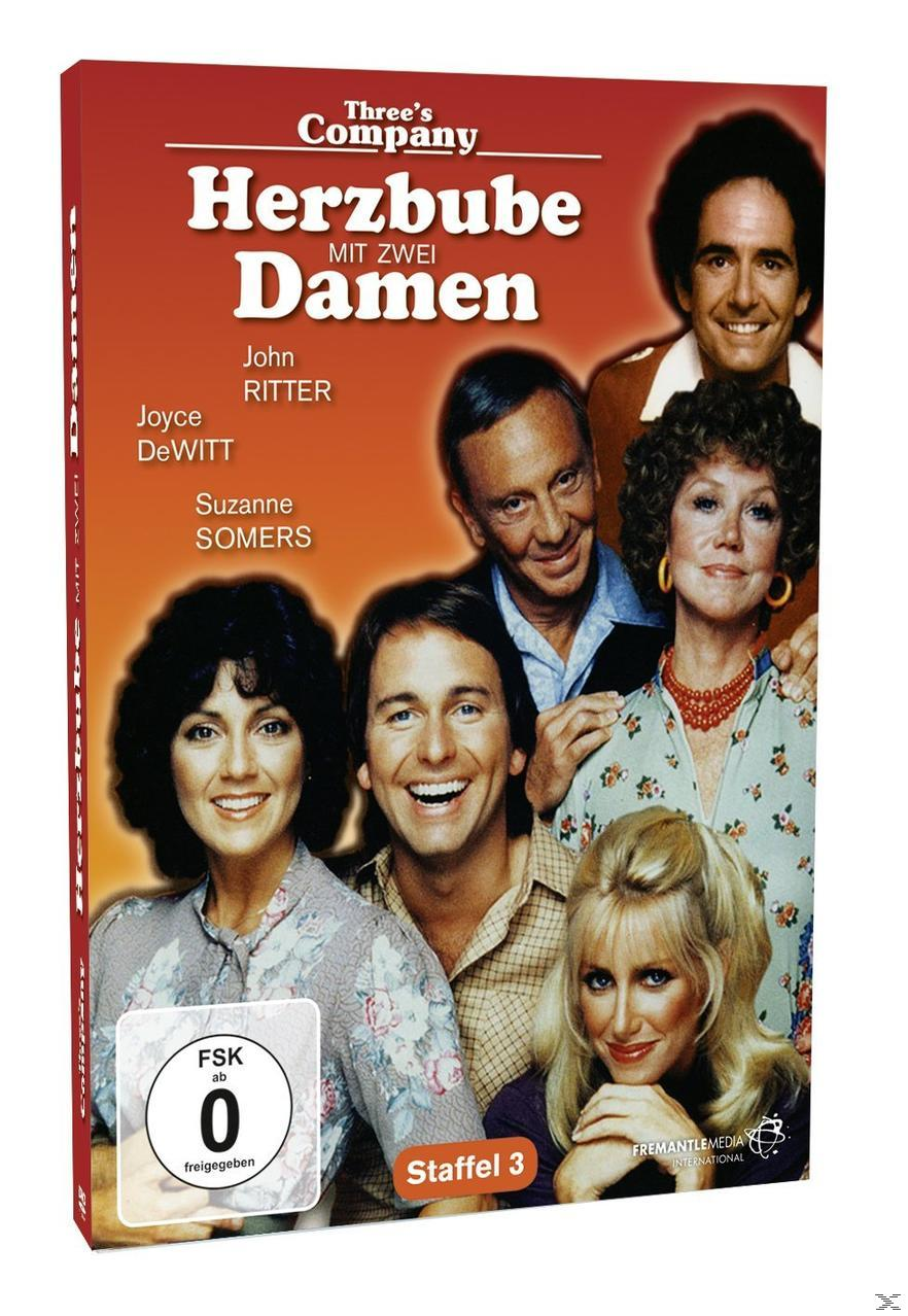 DVD-Cover von Three's Company mit der Besetzung.