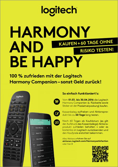 LOGITECH Harmony Companion Universalfernbedienung