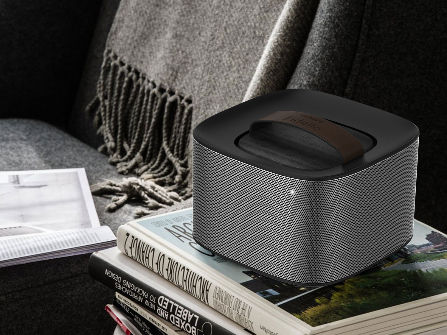 PHILIPS FIDELIO E 6/12  Surroundlautsprecher (5.1 Kanal, Schwarz