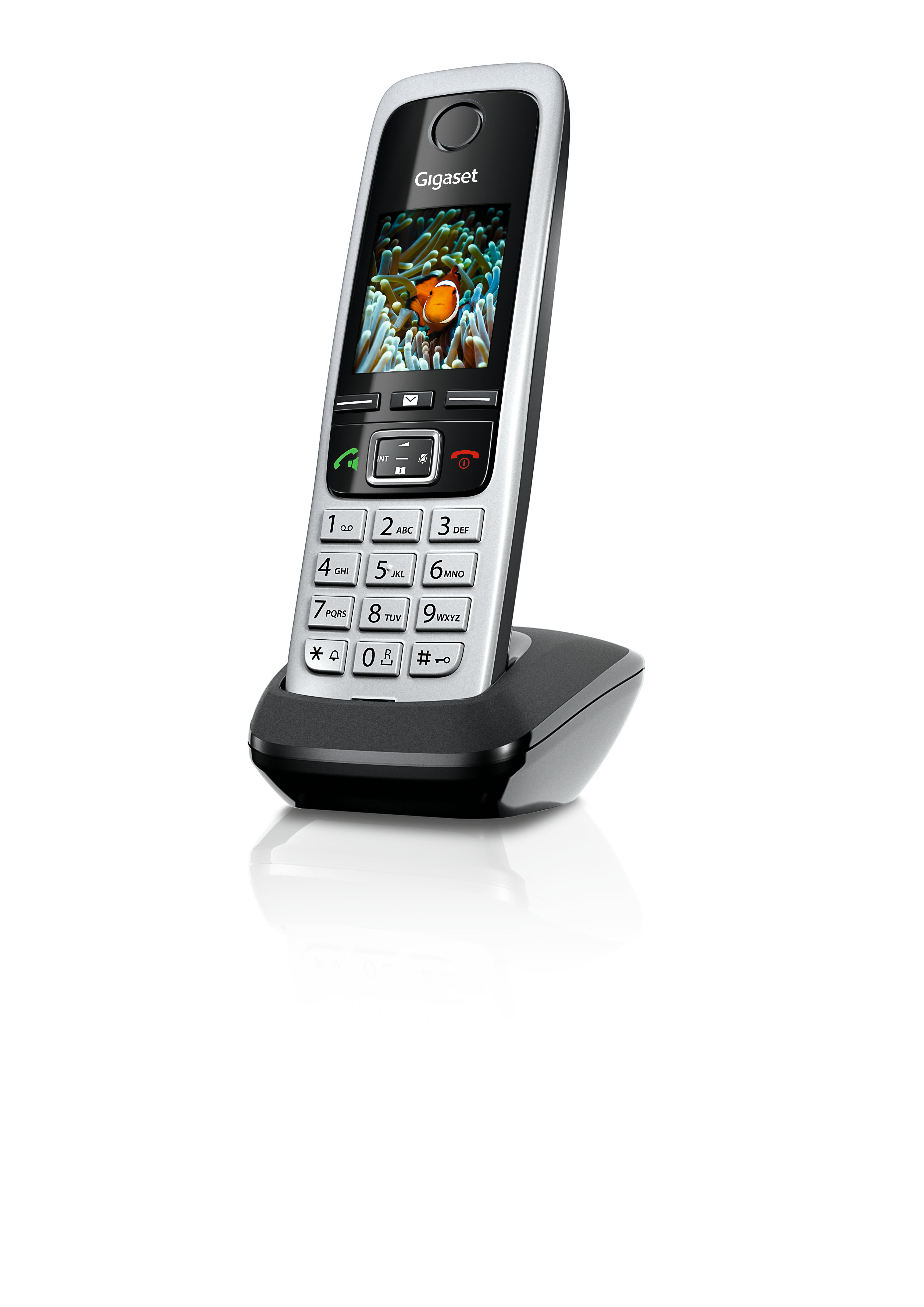 GIGASET C430HX Schnurloses Telefon, Schwarz/Silber