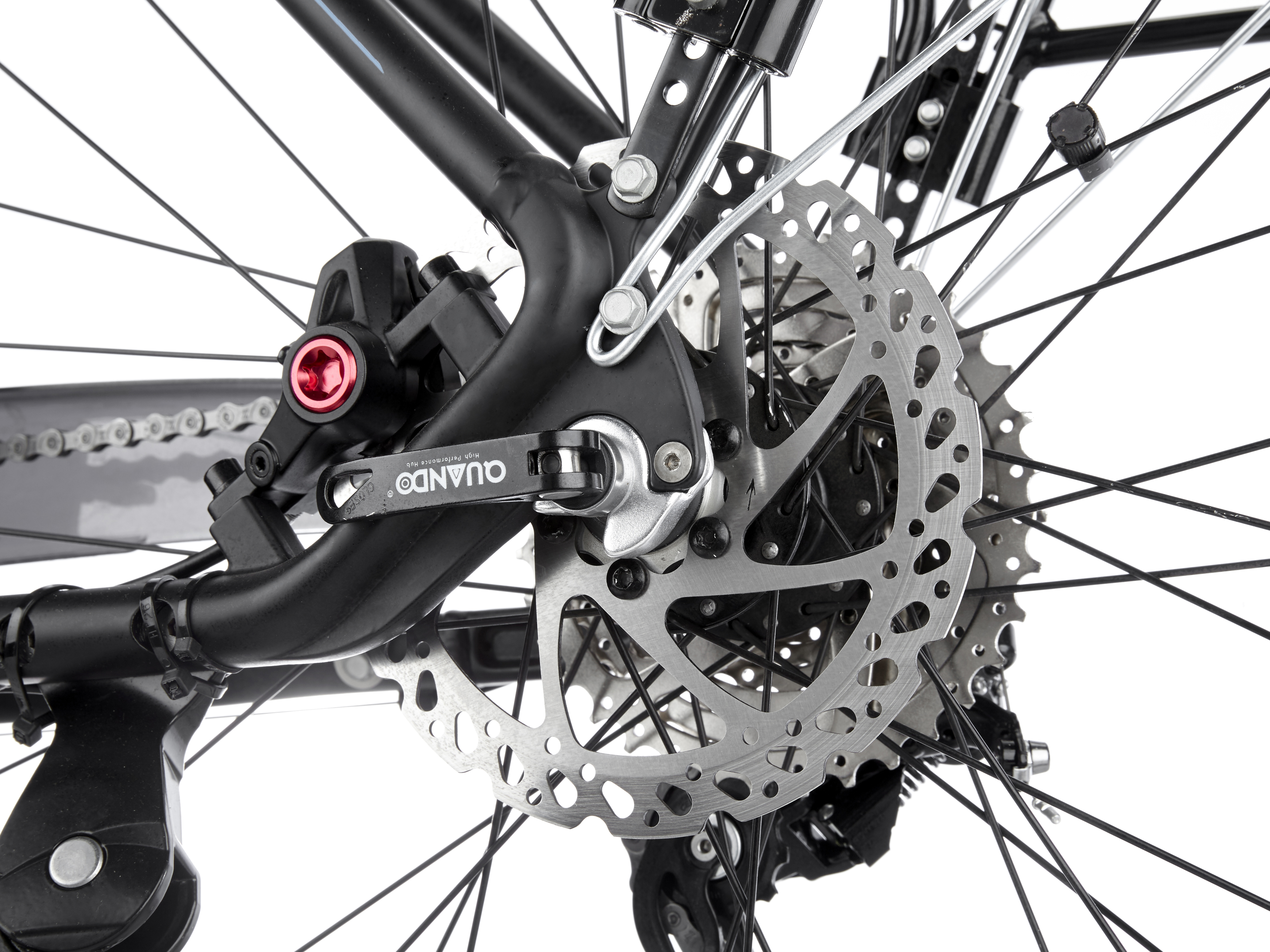 FISCHER Damen Trekking Proline EVO ETD 1607 Shimano 9-Gang Deore Trekkingrad (Laufradgröße: 28 Zoll, Damen-Rad, 504 Wh, Schwarz matt)