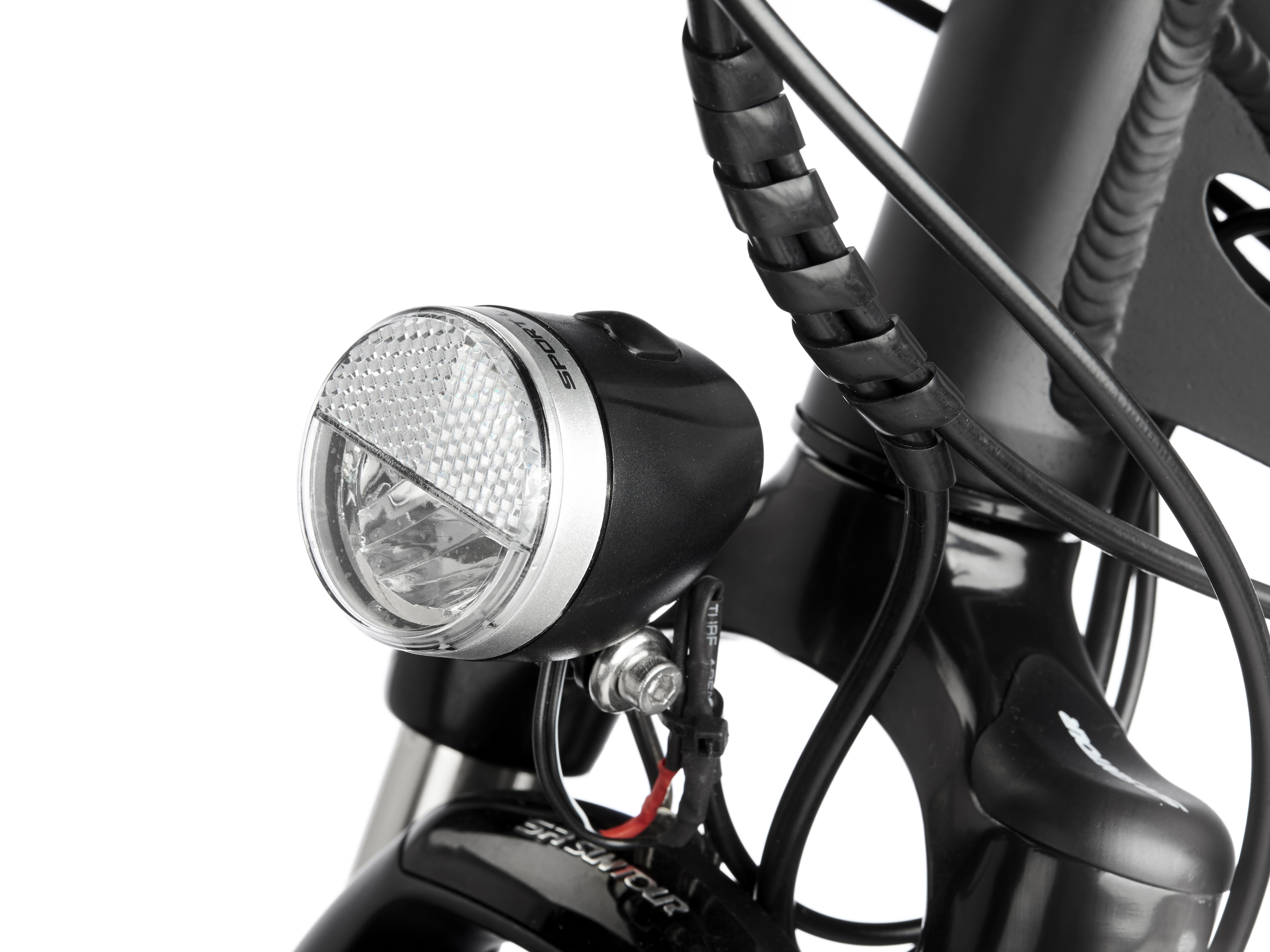 FISCHER Damen Trekking Proline EVO ETD 1607 Shimano 9-Gang Deore Trekkingrad (Laufradgröße: 28 Zoll, Damen-Rad, 504 Wh, Schwarz matt)