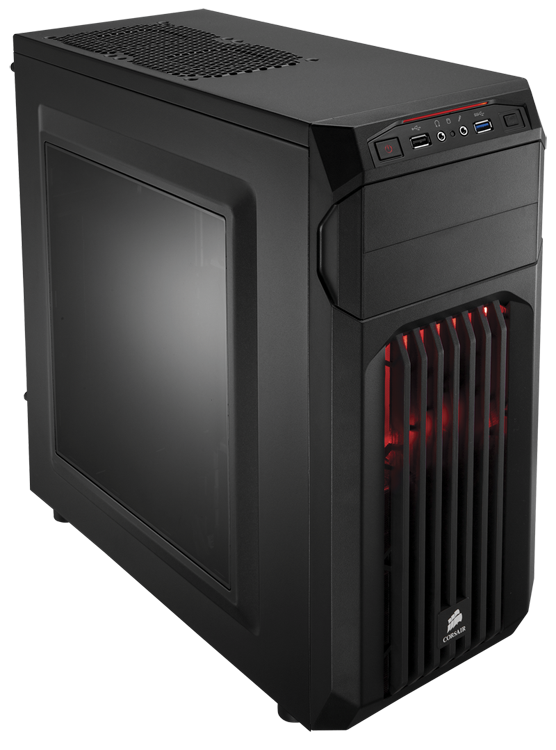 CORSAIR Carbide Series SPEC-01 Red LED, PC-Gehäuse (CC-9011050-WW)