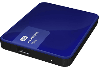 WD My Passport Ultra 1TB 2,5 inç USB 3.0 Mavi Taşınabilir Disk WDBGPU0010BBL