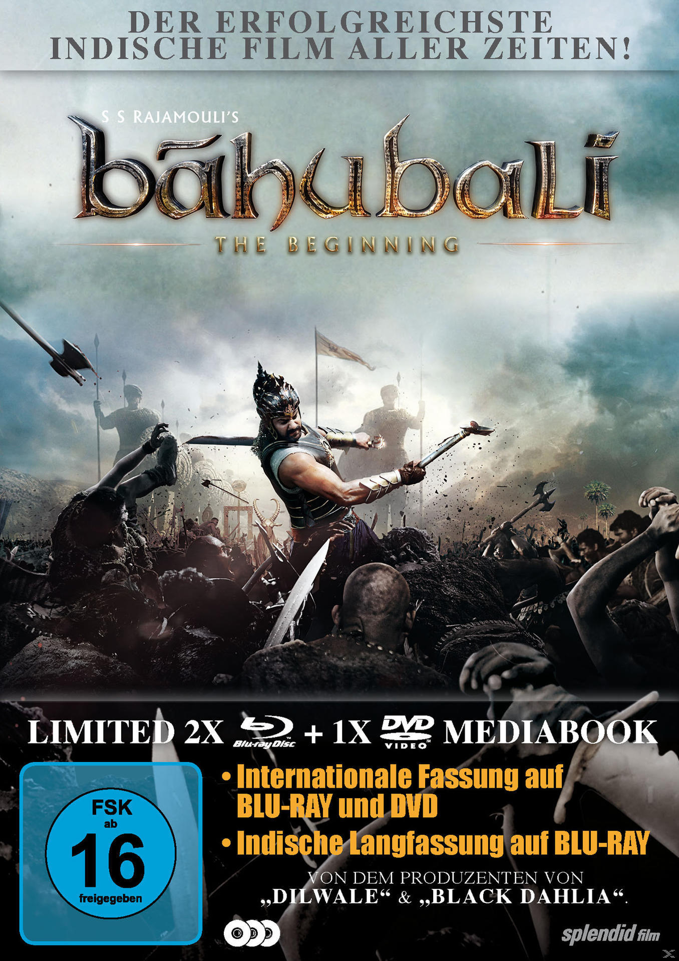 Bahubali - The Beginning (Limited Mediabook) Blu-ray + DVD