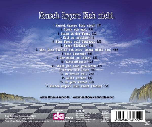 Stefan Zauner & Petra Manuela - Mensch Ärgere Dich Nicht  - (CD)