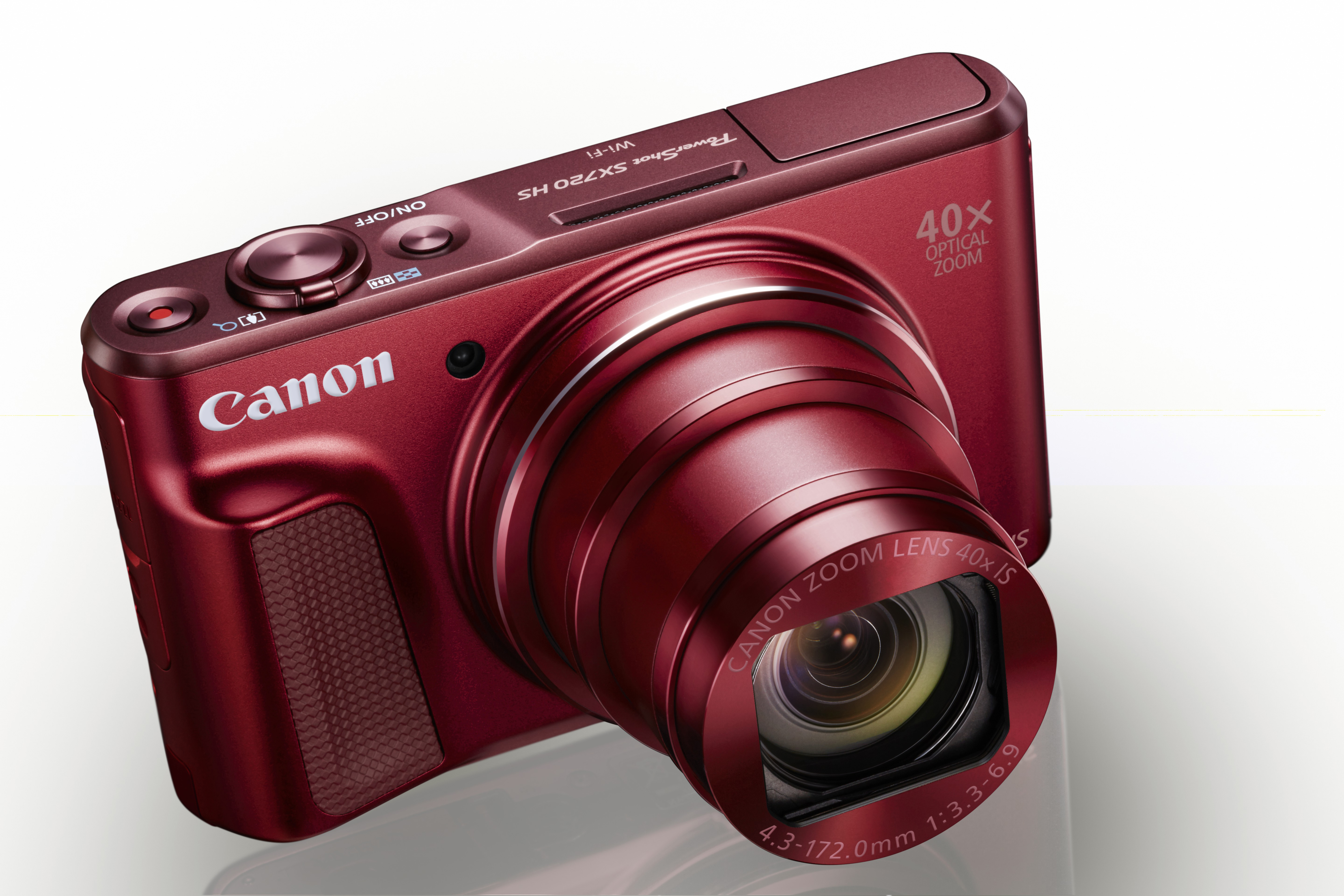 CANON PowerShot SX720 HS Kompaktkamera Rot, 40x opt. Zoom, sRGB