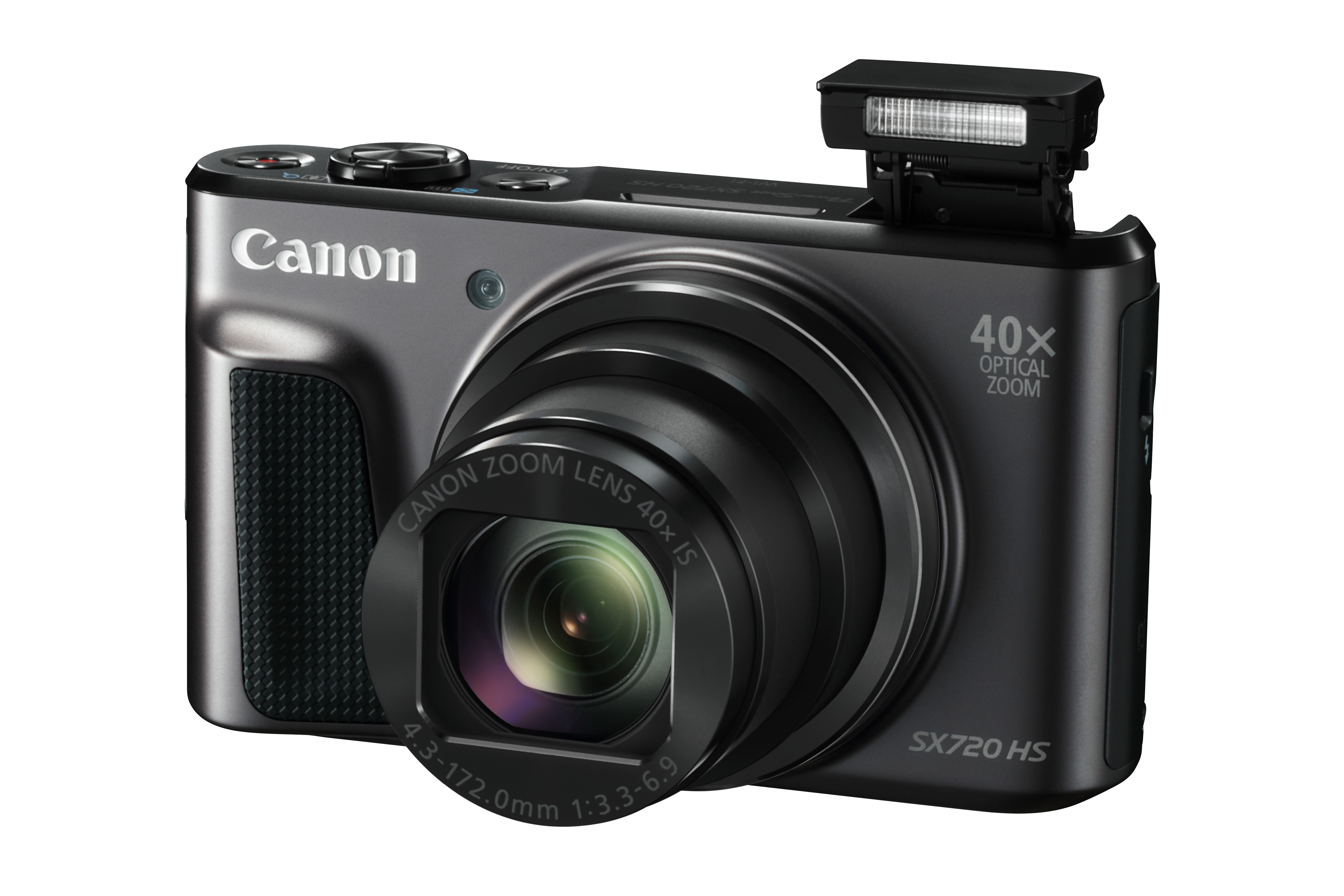 CANON PowerShot SX720 HS Kompaktkamera Schwarz, 40x opt. Zoom, sRGB Farbwiedergabe LCD, WLAN