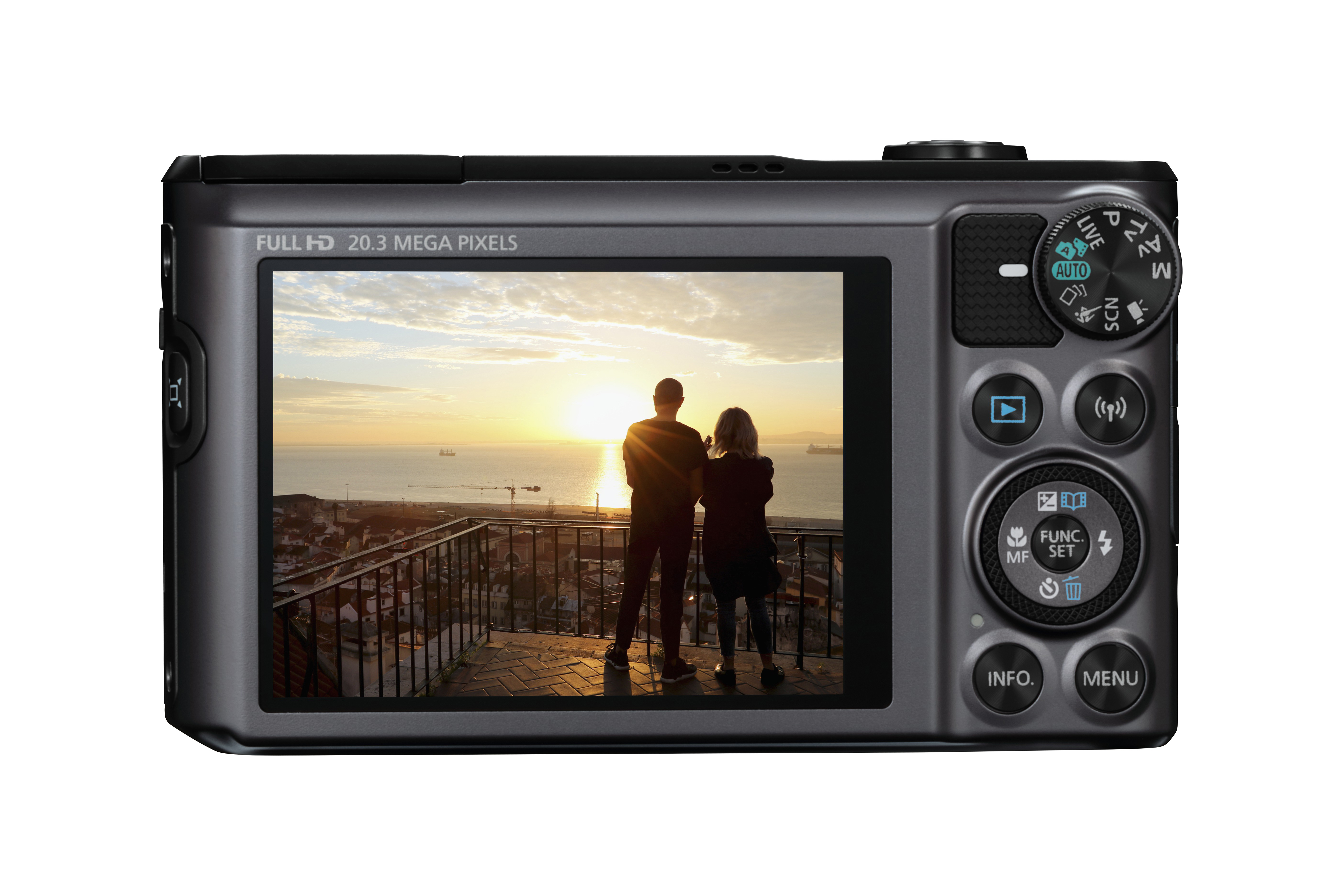 CANON PowerShot SX720 HS Kompaktkamera Schwarz, 40x opt. Zoom, sRGB Farbwiedergabe LCD, WLAN