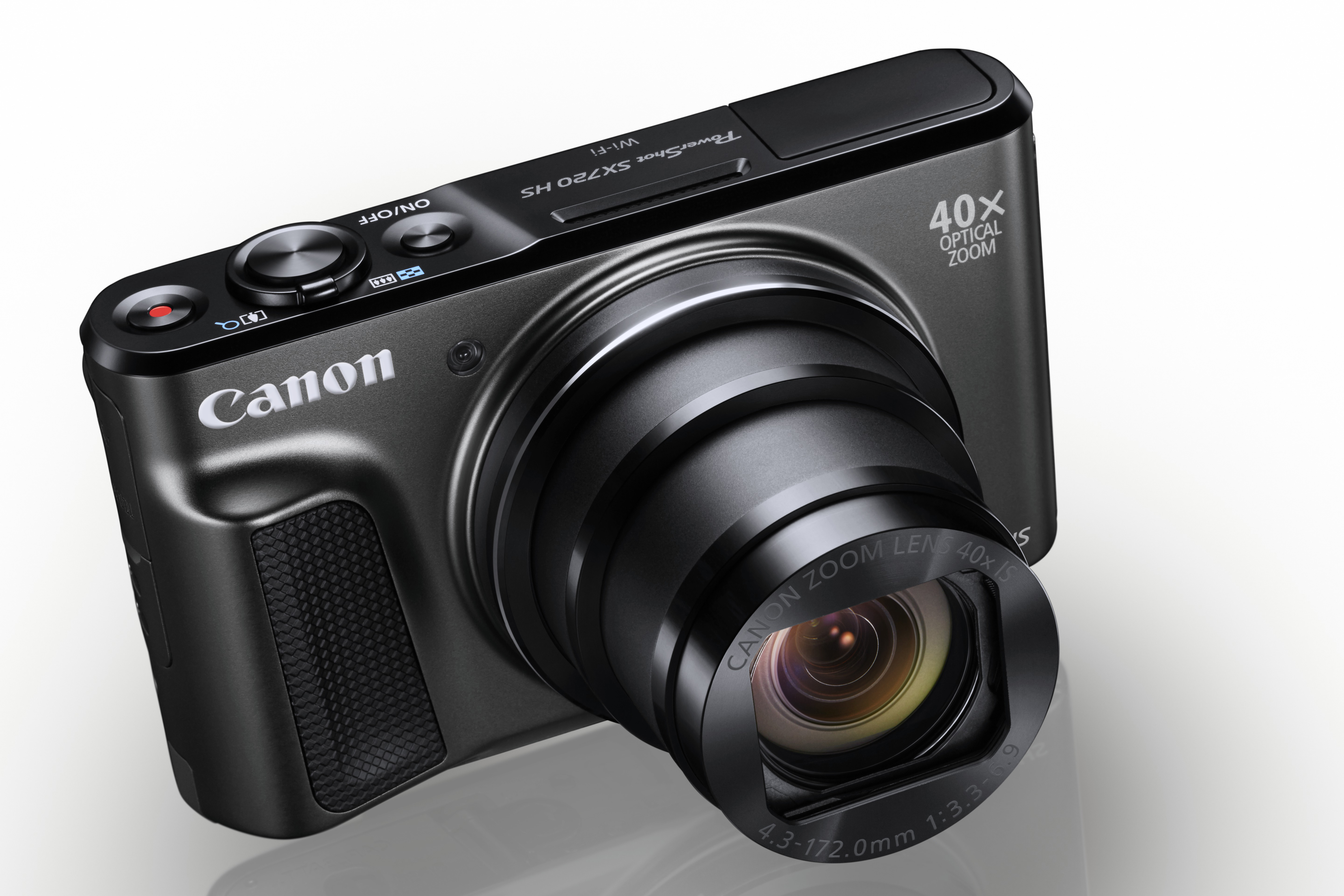 CANON PowerShot SX720 HS Kompaktkamera Schwarz, 40x opt. Zoom, sRGB Farbwiedergabe LCD, WLAN