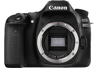 CANON EOS 80D, Body, 24.2MP, Noir - Appareil photo reflex Noir