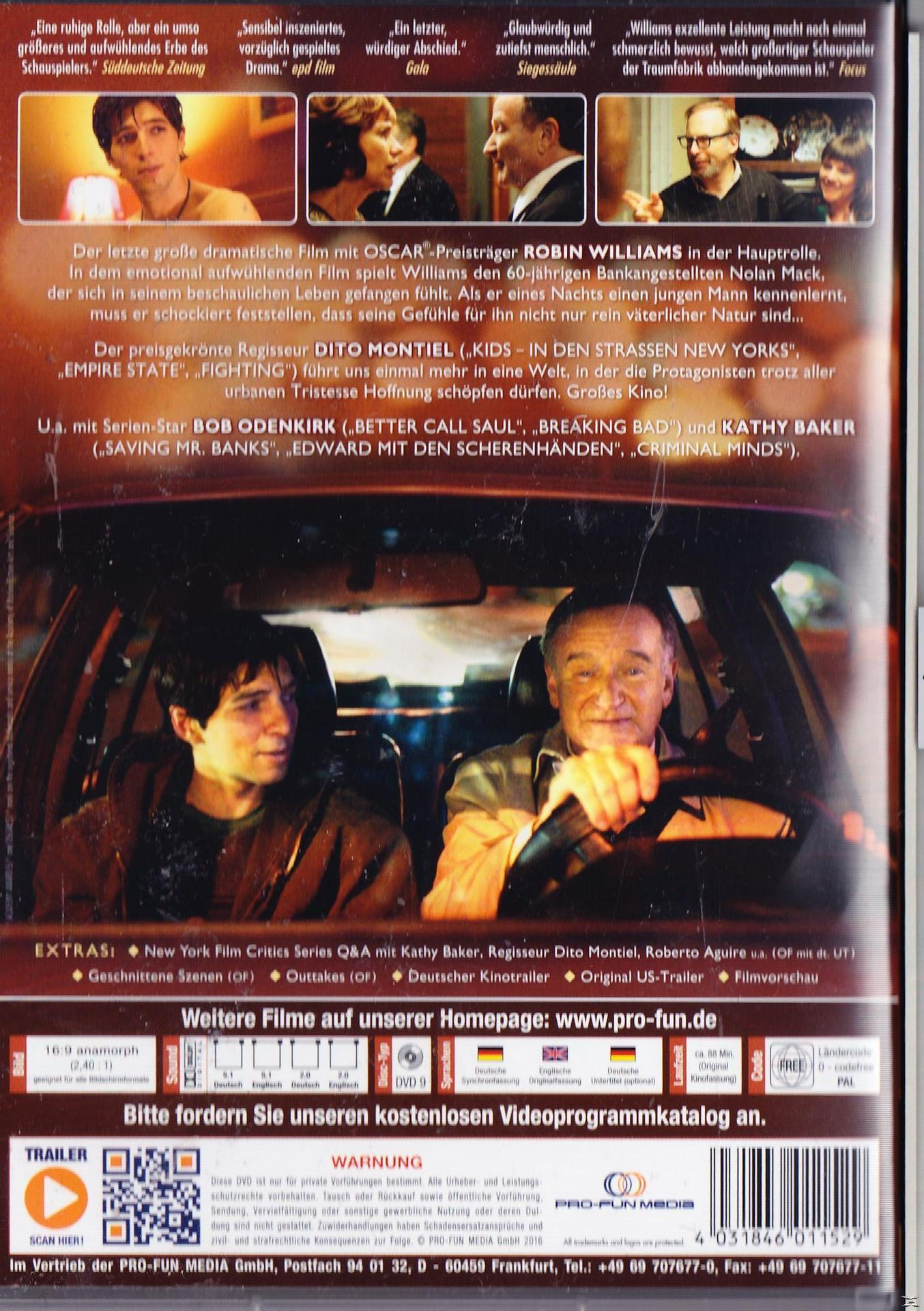 DVD-Rückseite. Text auf Deutsch. Bilder eines Autos mit zwei Personen darin.