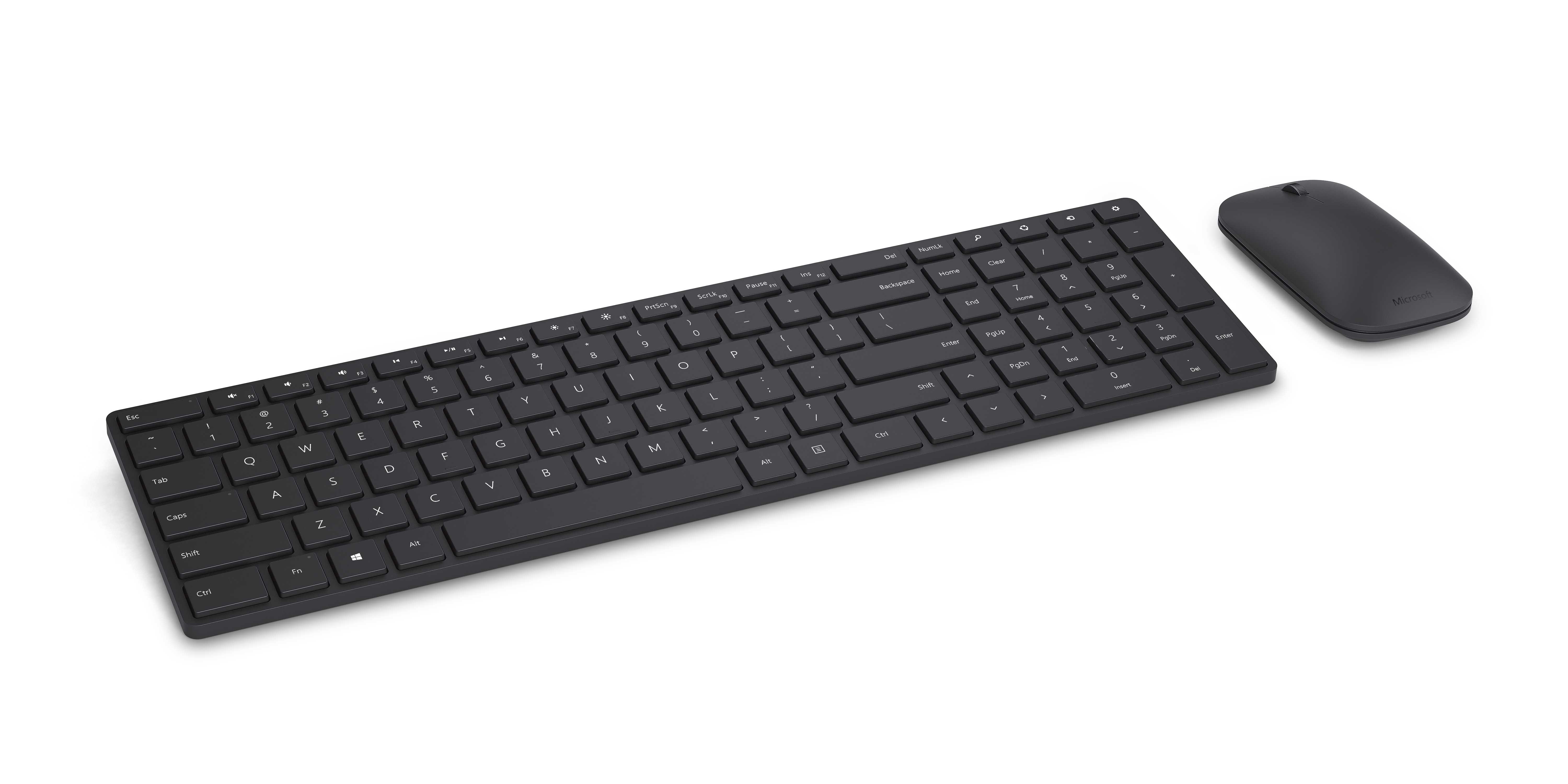 MICROSOFT Designer Bluetooth Desktop, Tastatur & Maus Set, kabellos, Anthrazit