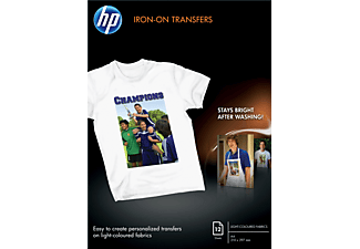 HP Transferpapier zum Aufbügeln - 12 Blatt/A4/210 x 297 mm -  (Weiss)