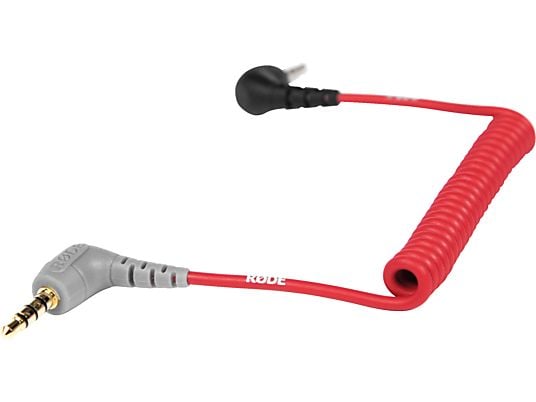 RODE SC7 - Câble adaptateur en spirale (Rouge)