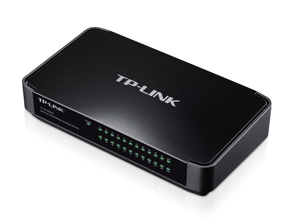 TP-LINK Tl-Sf1024M 24 Port 10/100 Desktop Swıtch