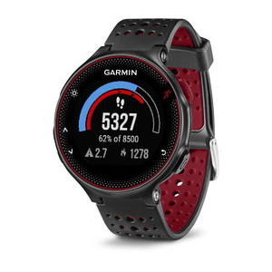 GARMIN Forerunner 235 WHR, Smartwatch, 227 mm, Rot/Schwarz
