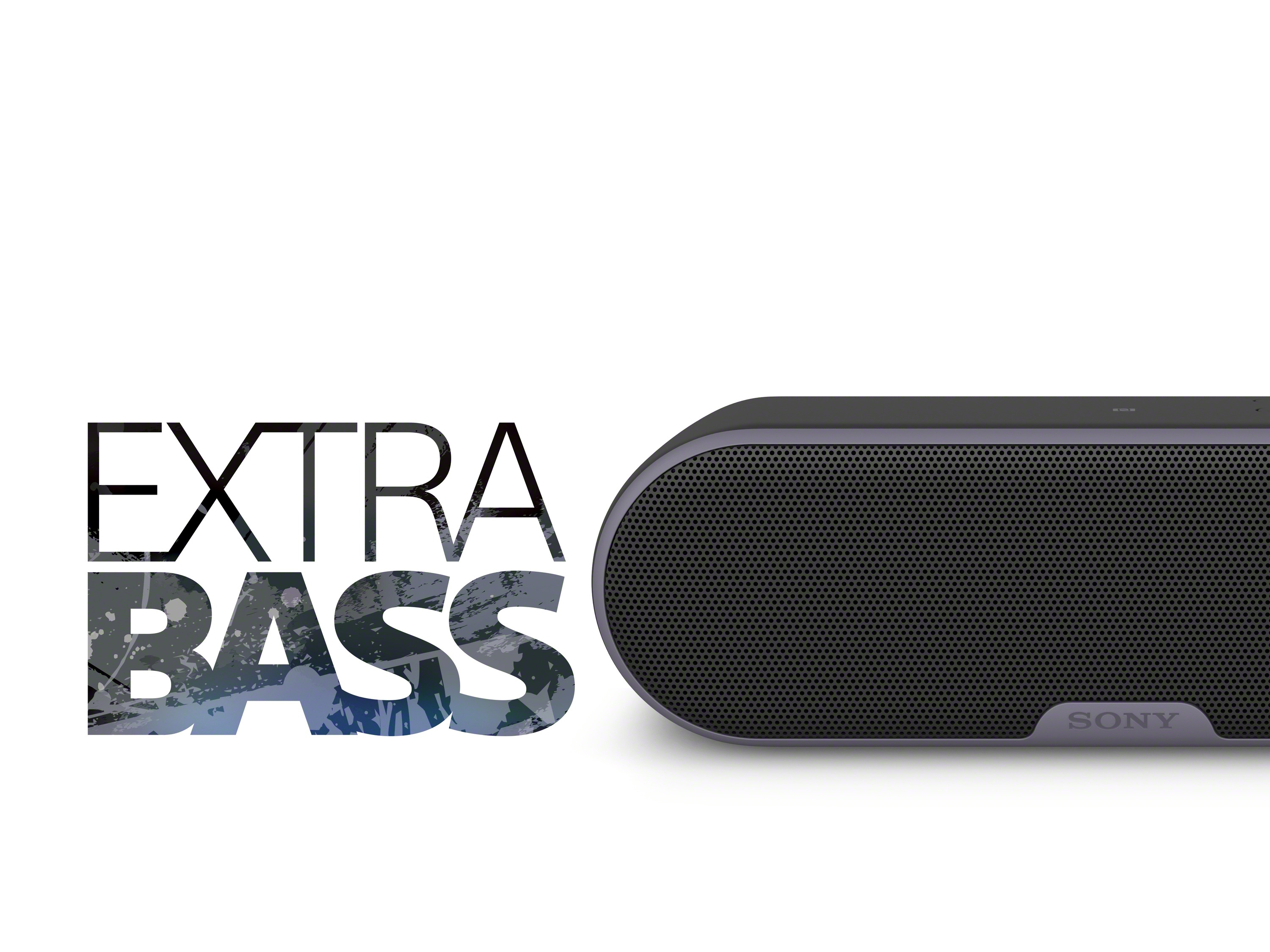 SONY SRS-XB2 Bluetooth Lautsprecher, Schwarz, Wasserfest