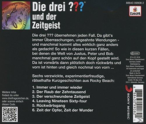 Rückseite einer deutschen Audio-CD, Text auf Deutsch, Marke 'EUROPA'.