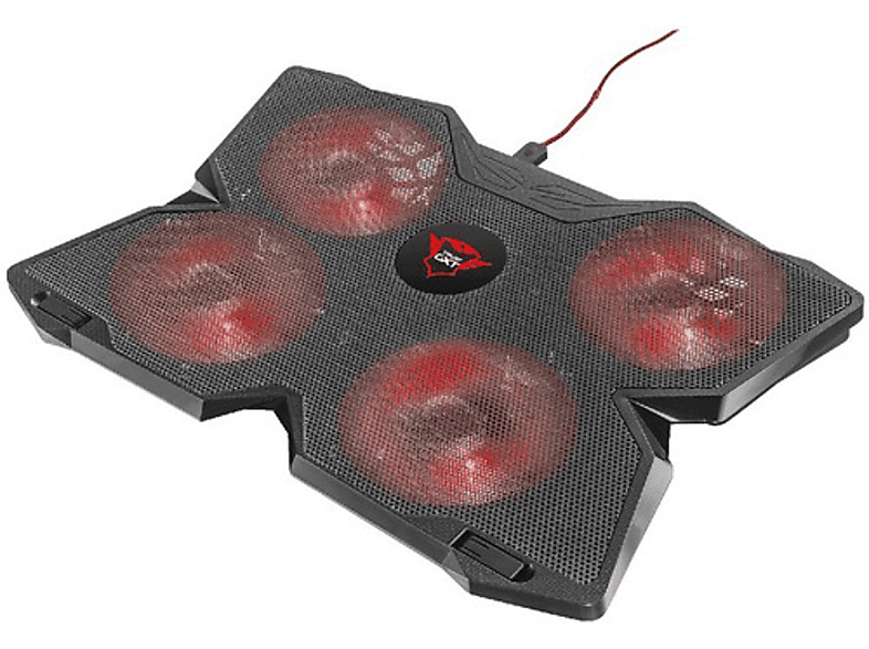 Soporte de refrigeración - Trust GXT 278, Para portátil 17.3", Negro y rojo