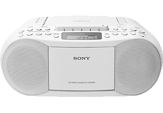 SONY CFD-S70 - Radiorecorder (FM, Weiss)