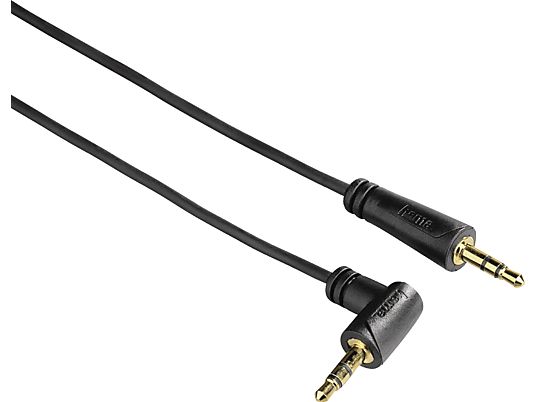 HAMA câble audio, plaqué or, 0,5 m - Câble audio (Noir)
