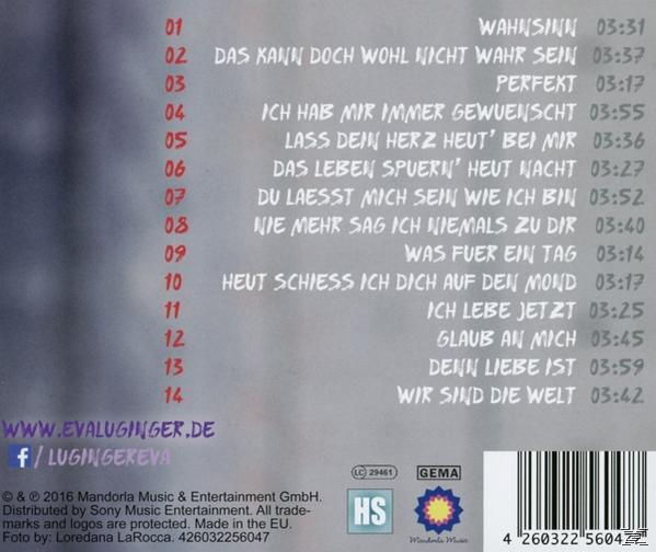 Eva Luginger - Wahnsinn  - (CD)