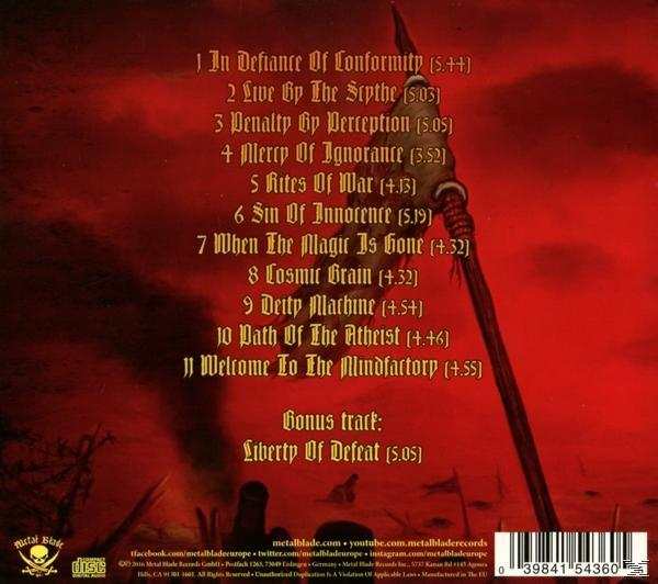 Artillery - Penalty By Perception  - (CD)