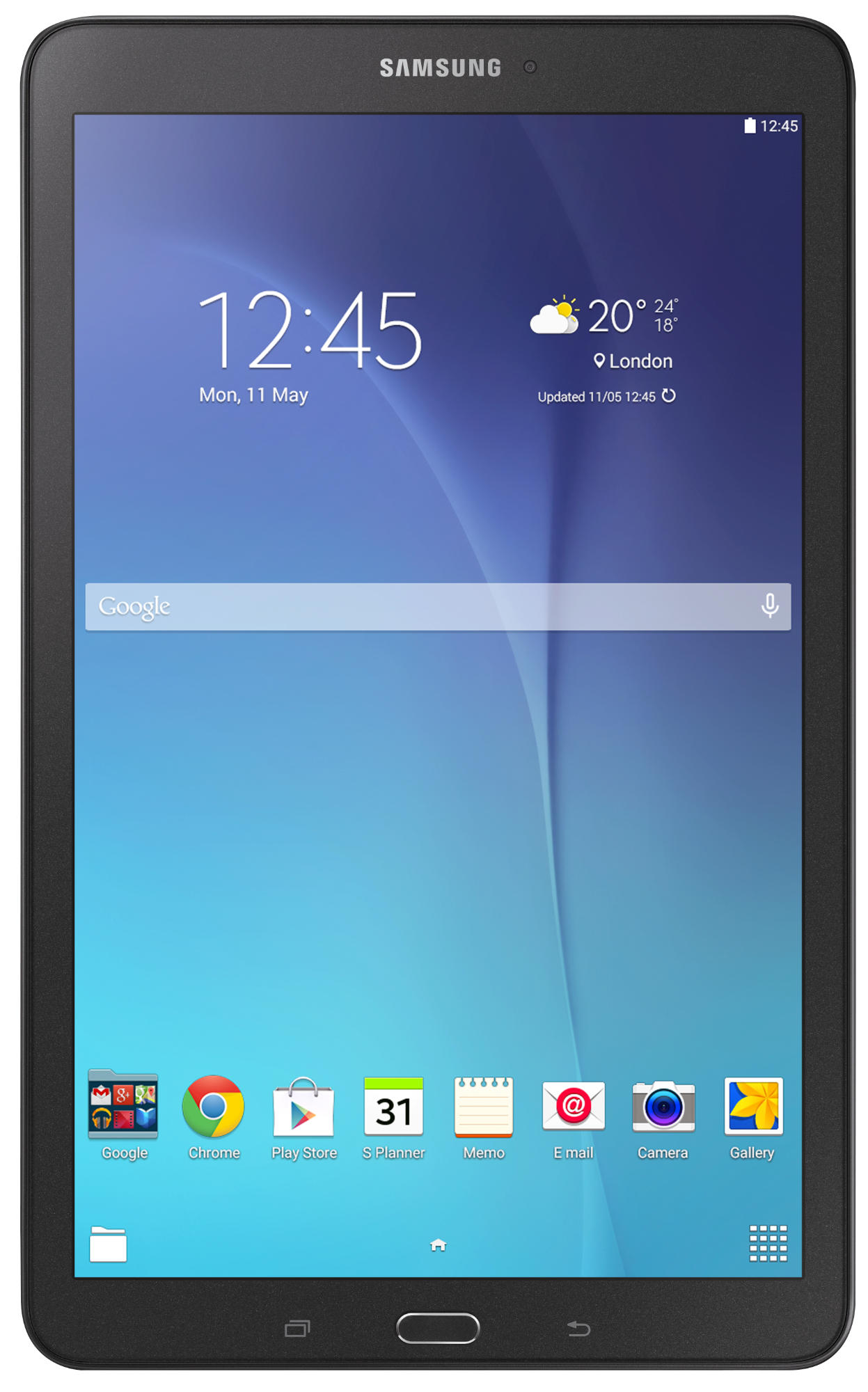 SAMSUNG GALAXY TAB E, Tablet, 8 GB, 9,6 Zoll, Schwarz