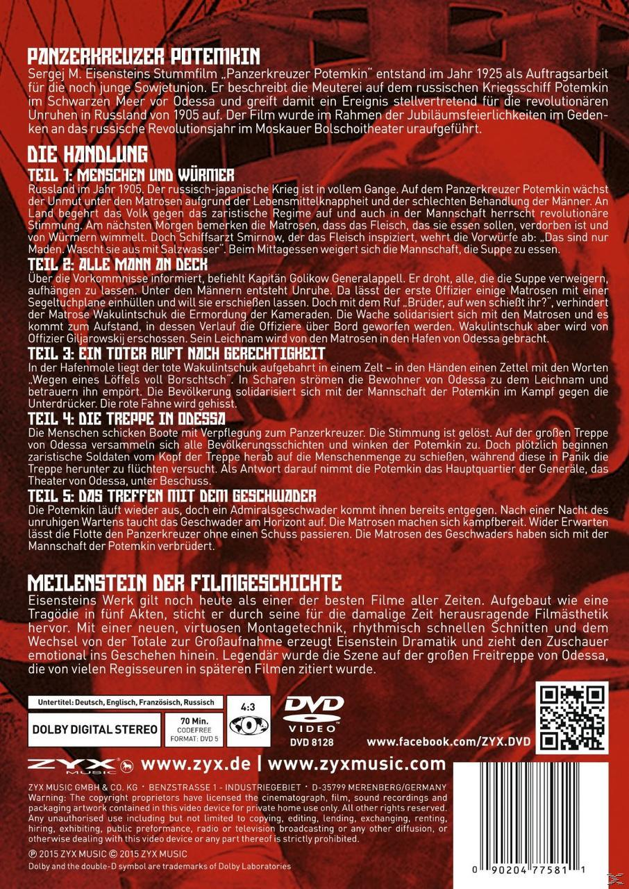 DVD-Cover eines Films auf Deutsch, mit Text und Bildern einer Kriegsszene.