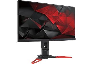 Monitor gaming - Acer Predator XB271HU, 27", IPS, 2K, 4ms, 144Hz, Negro y rojo