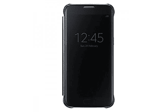 SAMSUNG EF-ZG935CBEGWW S7 Edge Uyumlu Clear View Fonksiyonel Kılıf Siyah