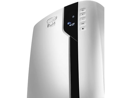 DE LONGHI PAC EX100 Silent Mobiles Klimagerät (Max. Raumgröße: 110 m³, EEK: A++, 10000 BTU/h, Weiß)