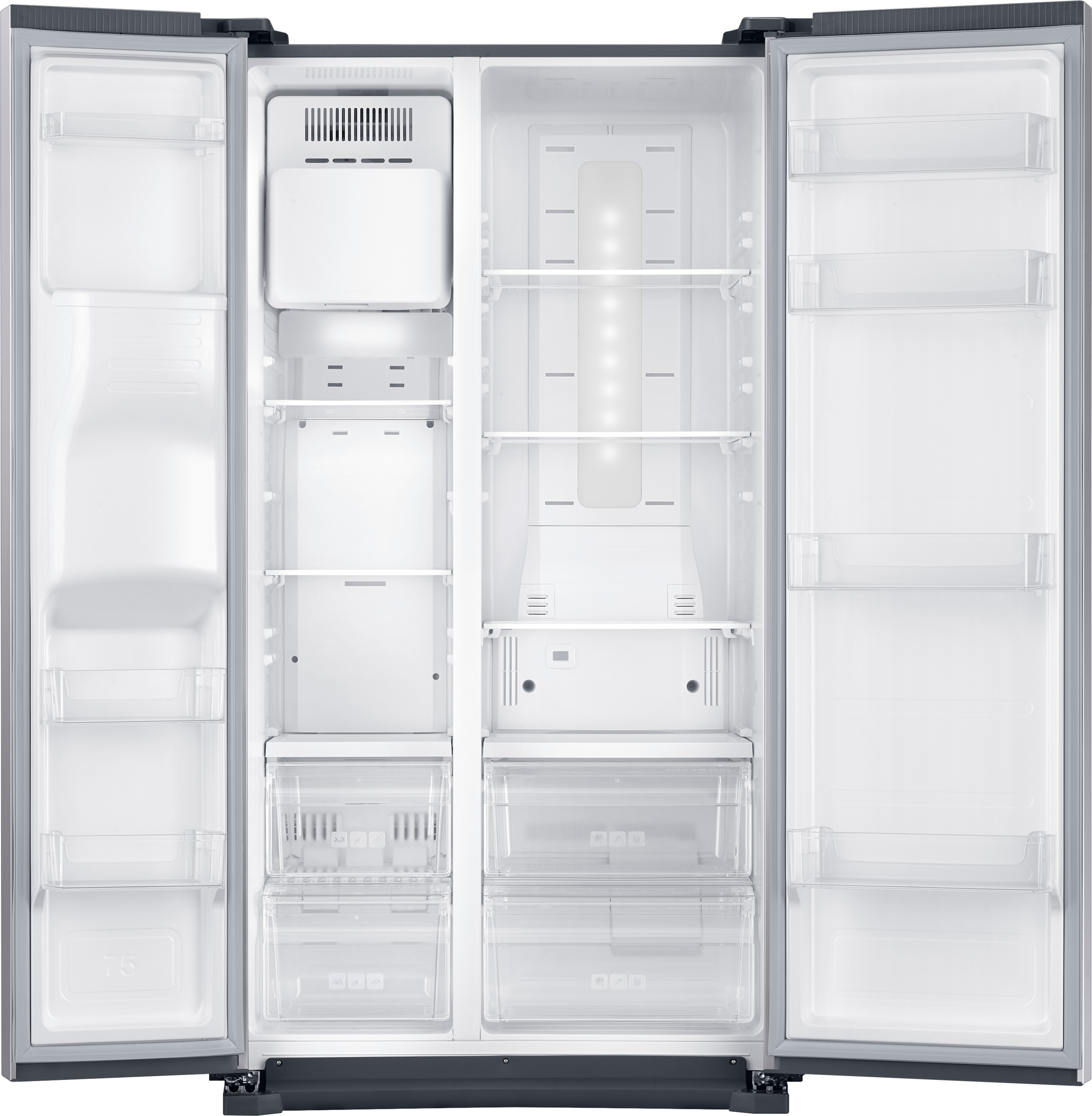 SAMSUNG Side by Side RS 53 K 4400 SA Side by Side (1790 mm hoch, Edelstahl)