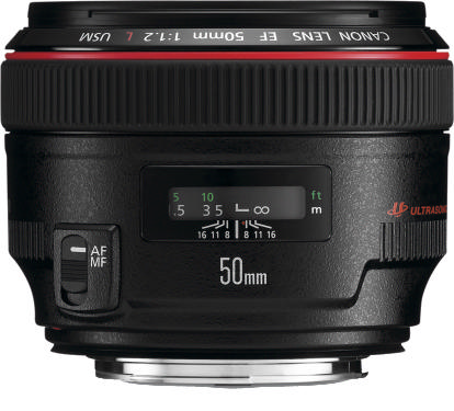 CANON EF 50 mm 1.2 L USM Lens