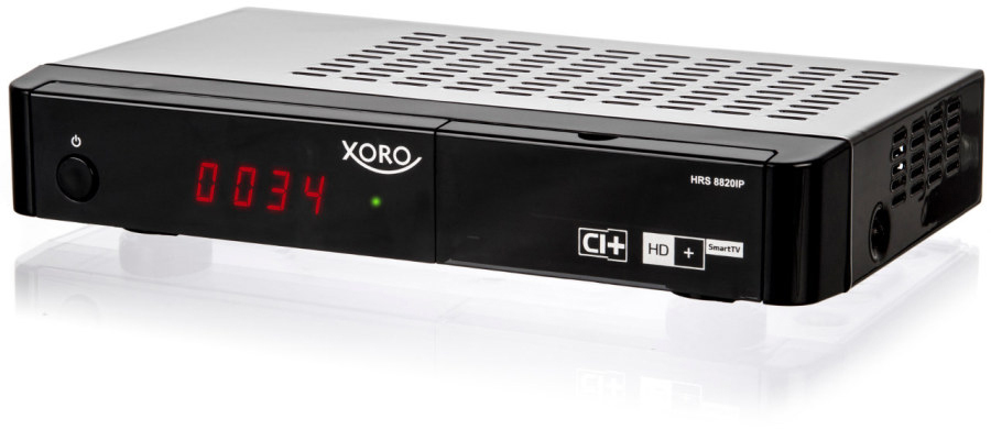 XORO HRS 8820IP Sat-Receiver (HDTV, HD+ Karte inklusive, DVB-S, DVB-S2, Schwarz)