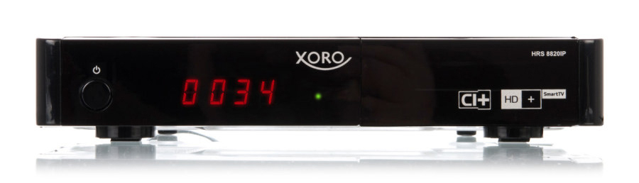 XORO HRS 8820IP Sat-Receiver (HDTV, HD+ Karte inklusive, DVB-S, DVB-S2, Schwarz)